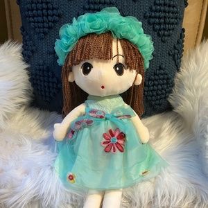 HWD Kawaii Flower Girl Doll, 18”